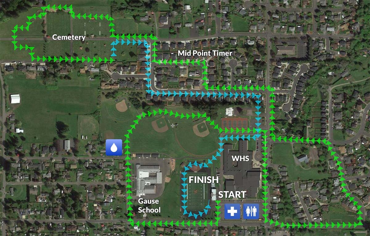 Stride Race Map